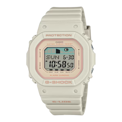 Casio G-Shock Digital Watch – Off-White Resin Strap / GLX-S5600-7DR