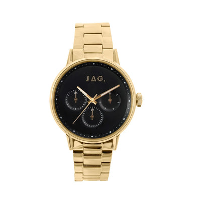 Jag Norwood Black Dial Watch / J2763A