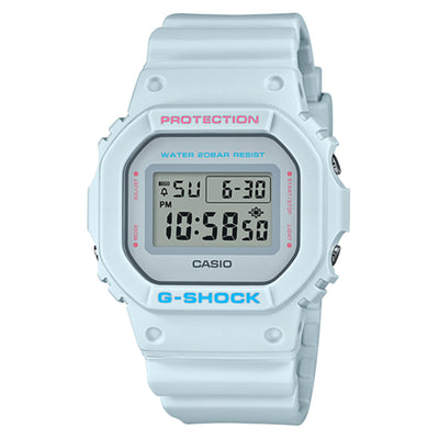 Casio G-Shock Digital Watch – Matte Grey Resin Strap / DW-5600SC-8DR