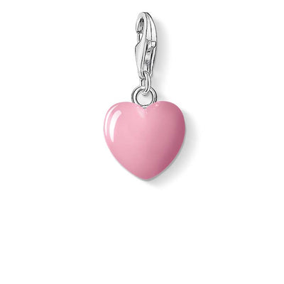 CC565/ Pink Enamel Heart Thomas Sabo Charm