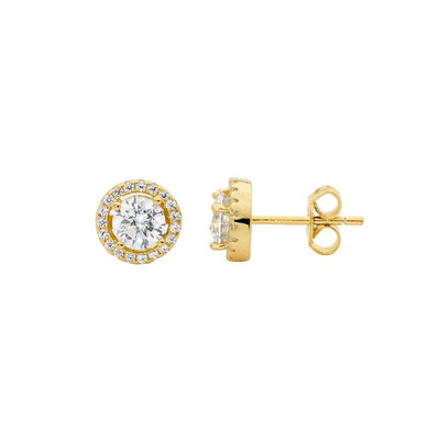 18k yellow gold plated earrings