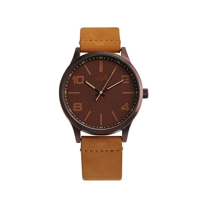 J2011/ MITCHELL BROWN DIAL BROWN LEATHER STRAP