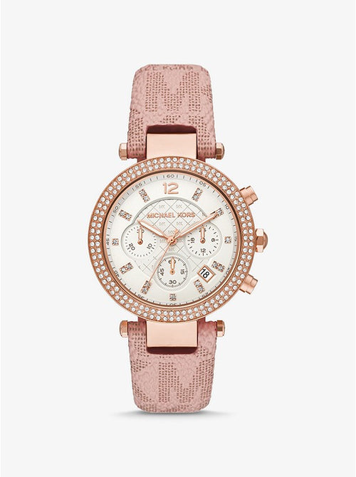 Michael Kors Rose Gold Tone Parker Watch